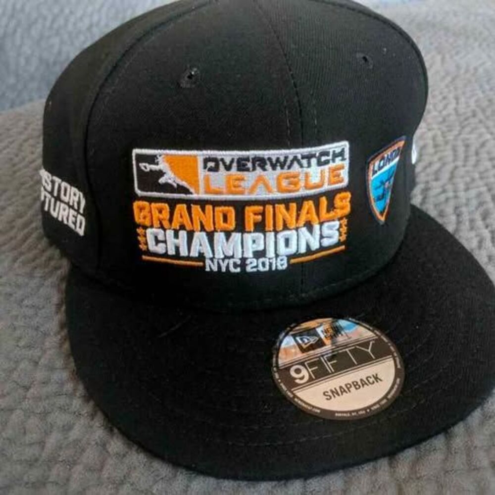 Blizzard Overwatch League Grand Final Champions NYC2018 London Basebal Cap Black